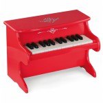 Žaislinis medinis raudonas pianinas vaikams | Viga 50947