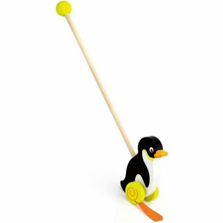 Medinis stumiamas žaislas vaikams | Pingvinas | Viga 509620