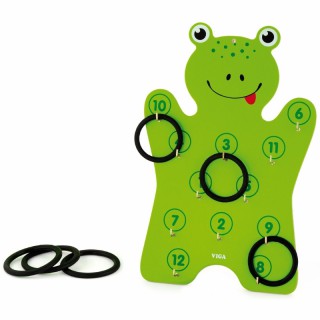 Medinis žaidimas žiedų metimas | Frog Ring | Viga 50661