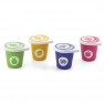 Žaisliniai 4 mediniai jogurtai indeliuose | Viga 50809