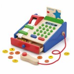 Žaislinis medinis kasos aparatas vaikams | Viga 59692