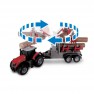 Žaislinis traktorius miškavežis 42 cm su rąstais | Massey Ferguson | Dickie 3737003