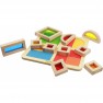 Montessori spalvų pažinimo kaladėlės vaikams | Rainbow Block Set | Masterkidz MK00668