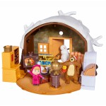 Mašos ir lokio žaislinis žiemos namas su priedais | Maša ir lokys | Simba