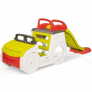Žaidimų aikštelė vaikams | Automobilis su čiuožykla ir smėlio dėže | Smoby