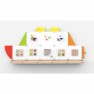 Lavinamoji medinė pakabinama magnetinė lenta vaikams | Laivas | Viga 50778