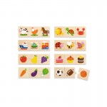Medinė loginė dėlionė vaikams | 24 vnt | Viga 51608