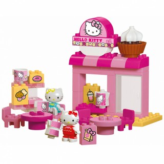 Žaislinis kaladėlių rinkinys 45 vnt. | Kavinė Hello Kitty | Big