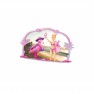 Žaislinis keturratis 22 cm su flamingu ir priedais 20 vnt | Pink Drivez Flamingo Jeep | Dickie 3835006