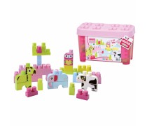 Abrick žaislinių kaladėlių rinkinys vaikams | Dėžėje 50 vnt | Gyvūnai | Ecoiffier 7780