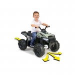 Didelis akumuliatorinis keturratis vaikams nuo 3 metų | 12V Boxer Moro | Feber