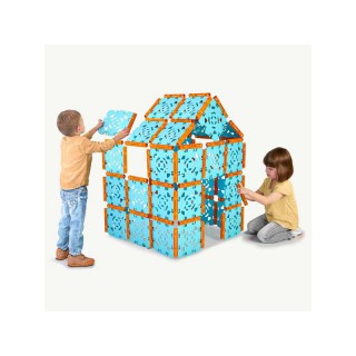 Žaisliniai dideli statybiniai blokai - kaladėlės 132 detalės | Builder | Feber