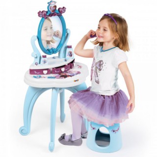 Vaikiškas kosmetinis staliukas su kėdute 2in1 | Frozen | Smoby 320233
