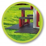 Grindys lauko namelio terasai | 6 vnt. Smoby