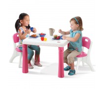 Vaikiškas virtuvės stalas su 2 kėdėmis | Step2 7196