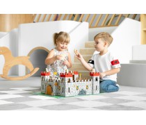 Žaislinė didelė medine pilis su figurėlėmis | Viga 50310