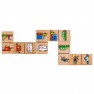 Medinis domino žaidimas vaikams - 28 detalės | Transporto priemonės | Viga 59623
