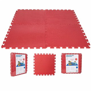 Edukacinis putų kilimėlis vaikams | 4 detalės | Raudonas | Woopie 28613