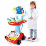 Žaislinis gydytojo elektroninis vežimėlis vaikams | Su priedais 17 vnt. | Woopie 28743