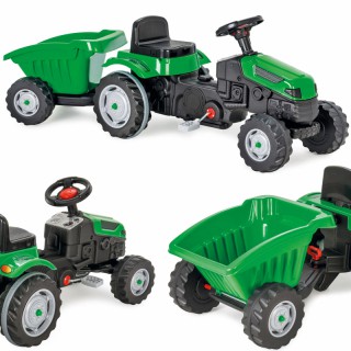 Minamas traktorius su priekaba vaikams nuo 3 metų | MAX | Woopie 28286