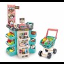 Žaislinė parduotuvė su pirkinių vežimėliu ir priedais 47 vnt | Supermarketas | Woopie 28774