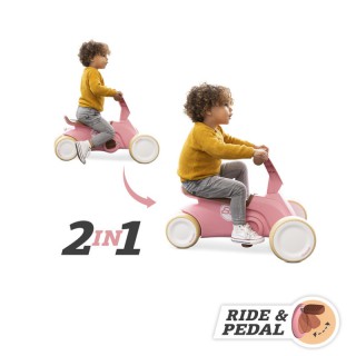 Paspiriama mašina minamas kartingas vaikams nuo 10 mėn iki 2,5 metų  | Gokart Retro 2in1 | Berg 24.50.07.00