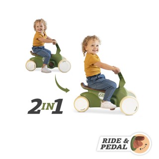 Paspiriama mašina minamas kartingas vaikams nuo 10 mėn. iki 2,5 metų | Gokart Retro 2in1 | Berg 24.50.08.00