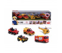 Žaislinis 5 metalinių transporto priemonių rinkinys | Fireman Sam | Dickie 3094002