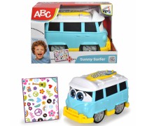 Žaislinis banglentininko autobusiukas 25 cm su lipdukais | Sunny Surfer | Dickie 4114001