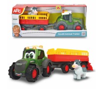 Traktorius 30 cm su priekaba ir šviesomis | Happy Fendt Tractorr | Dickie 4115001