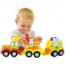 Žaislinė Abrick mašina - traukinukas su kaladėlėmis | Raidės ir skaičiai | Ecoiffier 7779