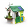 Lauko žaidimų namelis vaikams | Su saulės baterija, eko rūšiavimu ir vėjo malūnėliu | Feber
