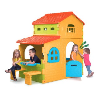Žaidimų namelis vaikams | Su stalu ir suoliukais | Sweet House | Feber