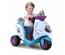 Vaikiškas akumuliatorinis triratis motociklas 6V  | Ledo šalis - vaikams 1-4 m. | Frozen | Feber 12446