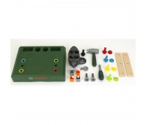 Žaislinis meistro rinkinys su Ixolino atsuktuvu ir priedais | Bosch | Klein 8700