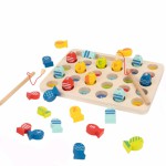 Medinis magnetinis žaidimas vaikams | Pagauk žuvytę su raidėmis | Tooky TH934