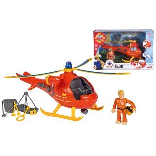 Žaislinis gelbėtojų sraigtasparnis su priedais, šviesos ir garso efektais | Fireman Sam | Simba