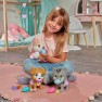 Žaislinis interaktyvus šuniukas 15 cm su sauskelnėmis | Pamper Petz | Simba