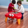 Žaislinis smėlio stalas vaikams | Su dangčiu ir priedais | Krabas | Step2