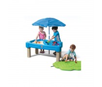 Smėlio ir vandens stalas su skėčiu ir dangčiu 2in1 | Step2 8509