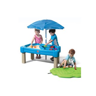 Smėlio ir vandens stalas su skėčiu ir dangčiu 2in1 | Step2