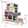Daugiafunkcė žaislinė virtuvėlė su priedais 29 vnt. | Šviesos ir garso efektai | Step2