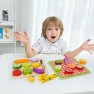 Žaislinės medinės pjaustomos daržovės | Tooky TL041