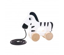 Medinis traukiamas žaislas vaikams | Zebras | Tooky TKC263