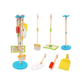 Žaislinis medinių valymo įrankių rinkinys vaikams | 6 vnt. | Tooky TF436