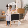 Žaislinė medinė cukrainė ir ledų parduotuvė ant ratų | Viga 44550