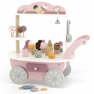 Žaislinė medinė cukrainė ir ledų parduotuvė vaikams | PolarB | Viga 44054