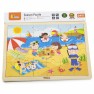 Žaislinė medinė dėlionė vaikams | 24 detalės | Vasara | Puzzle | Viga 51270