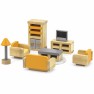 Žaisliniai mediniai baldai lėlių namams | Svetainė | PolarB | Viga 44037