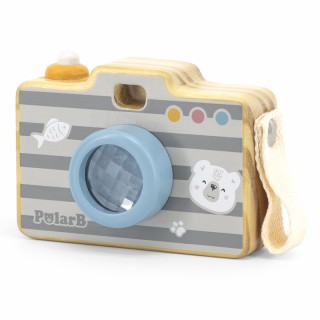 Žaislinis medinis fotoaparatas vaikams | PolarB | Viga 44034